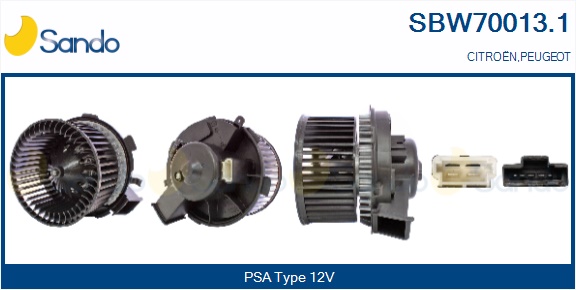 Ventilatore abitacolo SANDO SBW70013.1