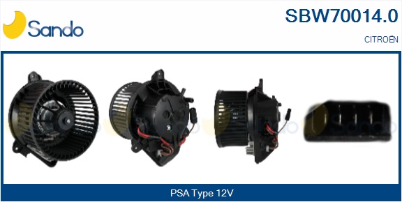 Ventilatore abitacolo SANDO SBW70014.0