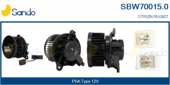 Ventilatore abitacolo SANDO SBW70015.0