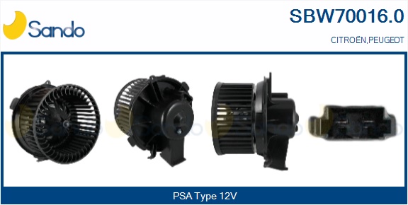 Ventilatore abitacolo SANDO SBW70016.0