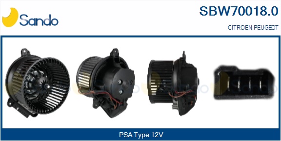 Ventilatore abitacolo SANDO SBW70018.0