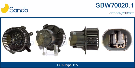 Ventilatore abitacolo SANDO SBW70020.1