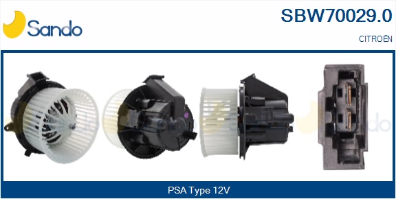 Ventilatore abitacolo SANDO SBW70029.0