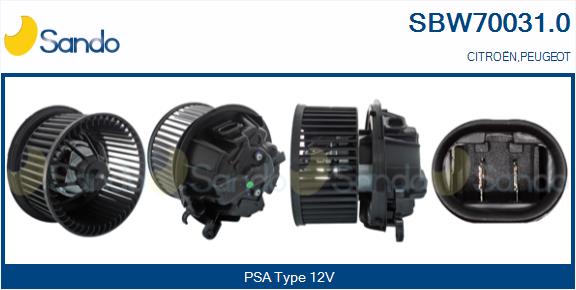 Ventilatore abitacolo SANDO SBW70031.0