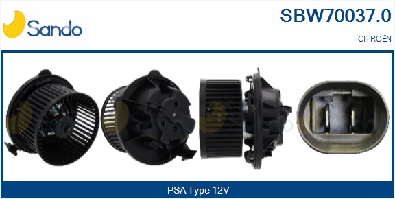 Ventilatore abitacolo SANDO SBW70037.0