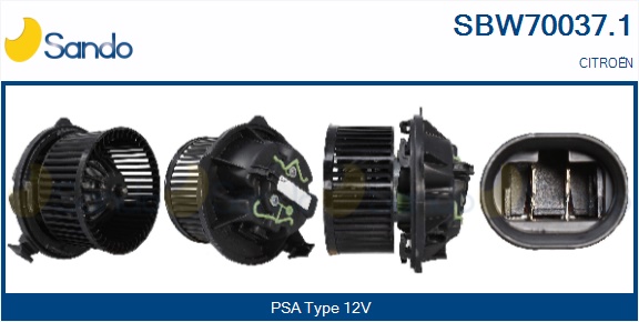 Ventilatore abitacolo SANDO SBW70037.1