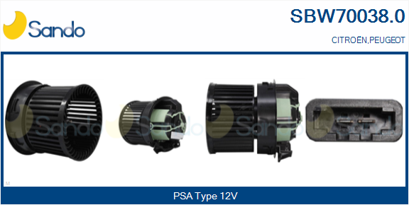 Ventilatore abitacolo SANDO SBW70038.0