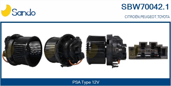Ventilatore abitacolo SANDO SBW70042.1
