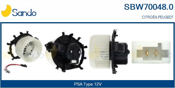 Ventilatore abitacolo SANDO SBW70048.0
