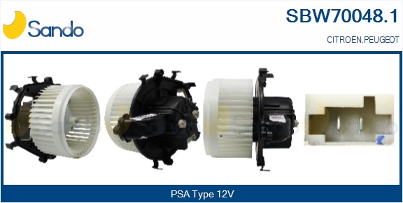 Ventilatore abitacolo SANDO SBW70048.1