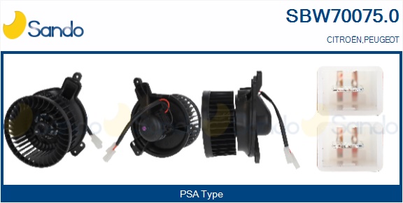 Ventilatore abitacolo SANDO SBW70075.0