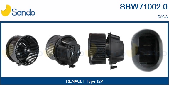 Ventilatore abitacolo SANDO SBW71002.0