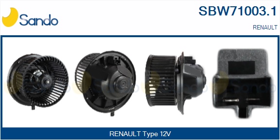 Ventilatore abitacolo SANDO SBW71003.1