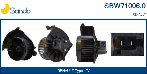 Ventilatore abitacolo SANDO SBW71006.0