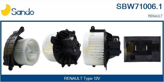 Ventilatore abitacolo SANDO SBW71006.1