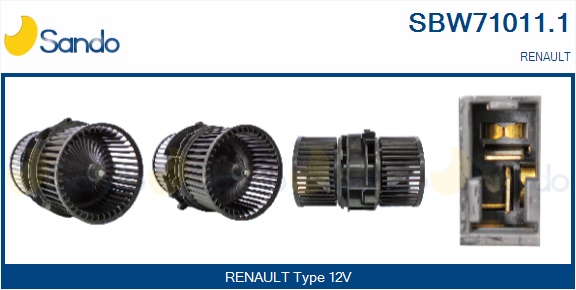 Ventilatore abitacolo SANDO SBW71011.1