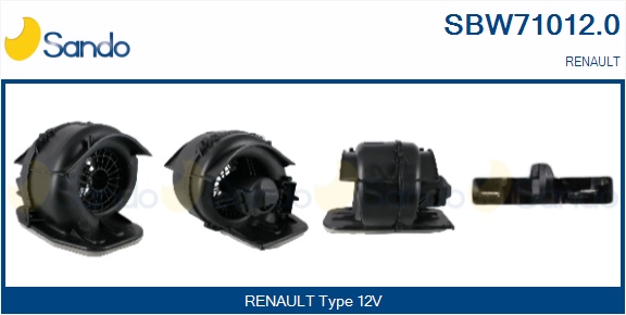 Ventilatore abitacolo SANDO SBW71012.0