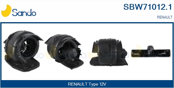 Ventilatore abitacolo SANDO SBW71012.1