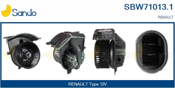 Ventilatore abitacolo SANDO SBW71013.1
