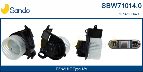 Ventilatore abitacolo SANDO SBW71014.0