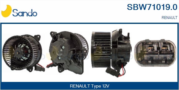 Ventilatore abitacolo SANDO SBW71019.0