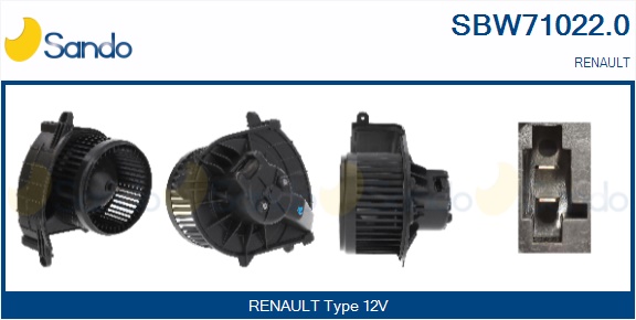 Ventilatore abitacolo SANDO SBW71022.0