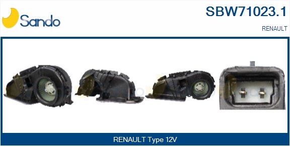 Ventilatore abitacolo SANDO SBW71023.1