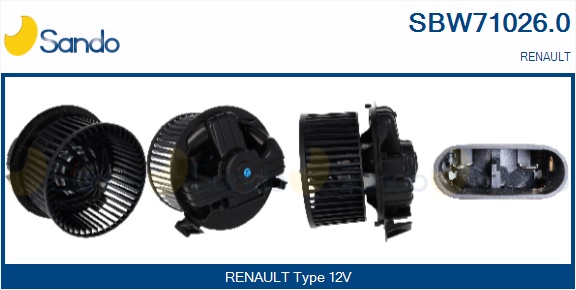 Ventilatore abitacolo SANDO SBW71026.0