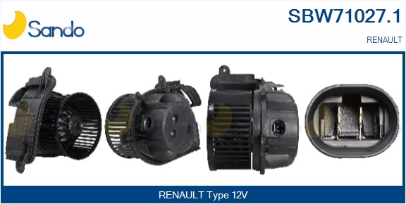 Ventilatore abitacolo SANDO SBW71027.1