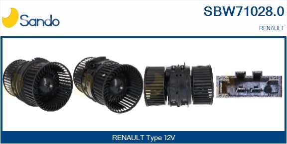 Ventilatore abitacolo SANDO SBW71028.0