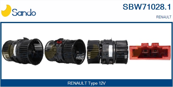 Ventilatore abitacolo SANDO SBW71028.1