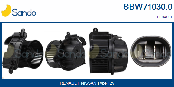 Ventilatore abitacolo SANDO SBW71030.0
