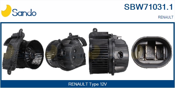 Ventilatore abitacolo SANDO SBW71031.1