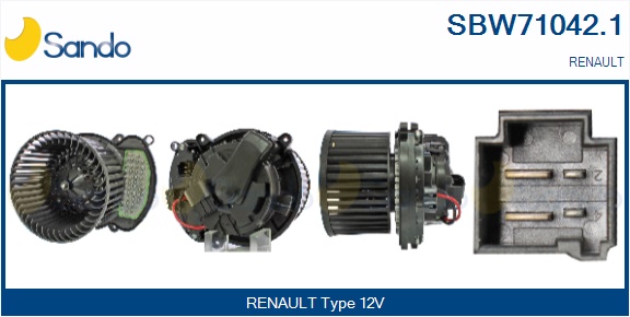 Ventilatore abitacolo SANDO SBW71042.1