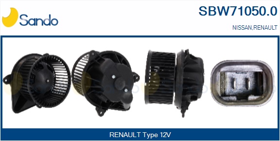 Ventilatore abitacolo SANDO SBW71050.0