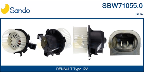 Ventilatore abitacolo SANDO SBW71055.0