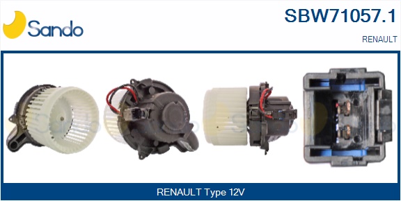Ventilatore abitacolo SANDO SBW71057.1