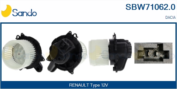 Ventilatore abitacolo SANDO SBW71062.0