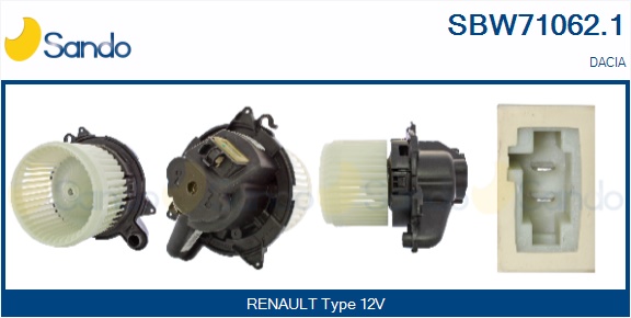 Ventilatore abitacolo SANDO SBW71062.1