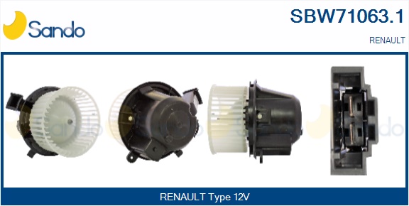 Ventilatore abitacolo SANDO SBW71063.1