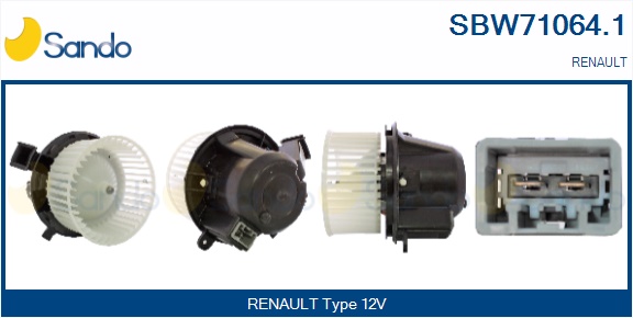 Ventilatore abitacolo SANDO SBW71064.1