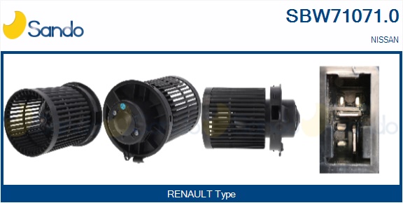Ventilatore abitacolo SANDO SBW71071.0