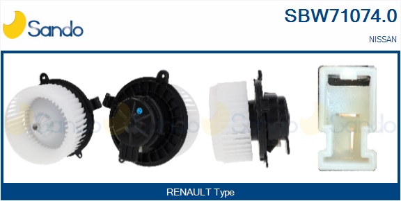 Ventilatore abitacolo SANDO SBW71074.0