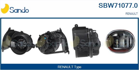 Ventilatore abitacolo SANDO SBW71077.0