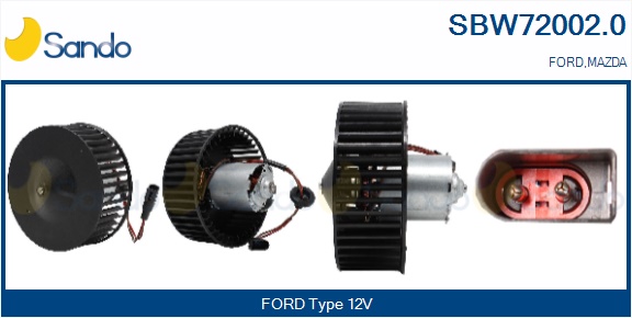 Ventilatore abitacolo SANDO SBW72002.0