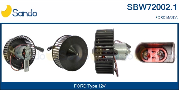 Ventilatore abitacolo SANDO SBW72002.1