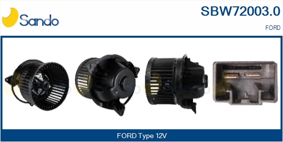 Ventilatore abitacolo SANDO SBW72003.0