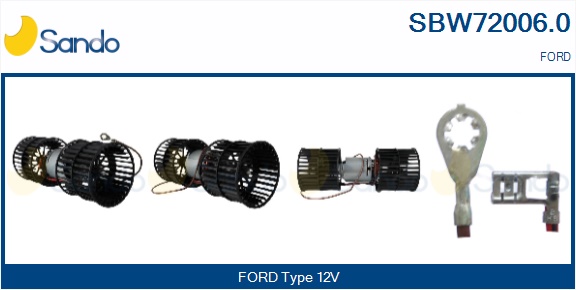 Ventilatore abitacolo SANDO SBW72006.0