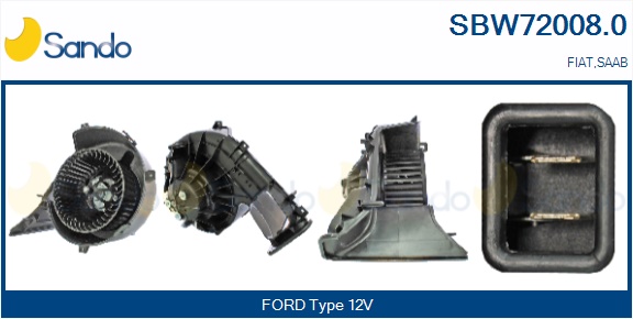Ventilatore abitacolo SANDO SBW72008.0