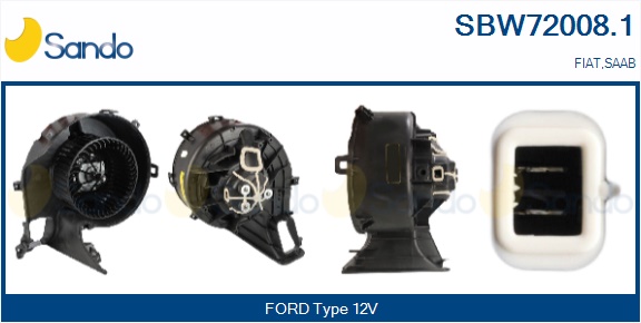 Ventilatore abitacolo SANDO SBW72008.1